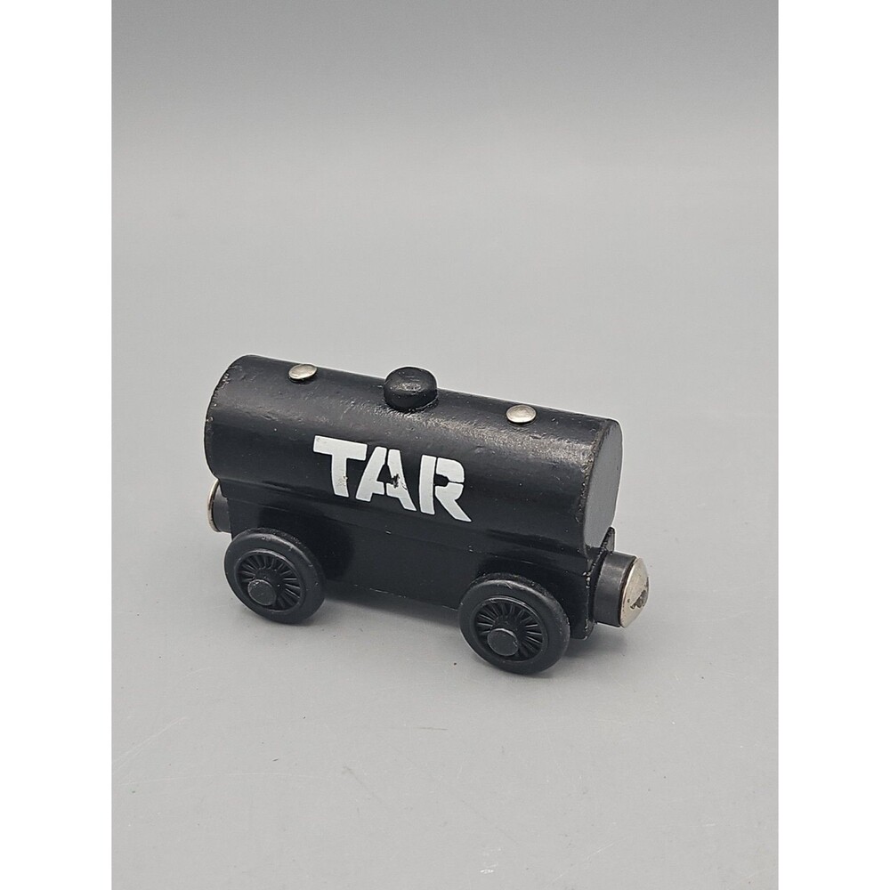 Vtg Thomas & Friends Wooden Railway Train Tank Engine Tar Tanker Car 1997